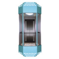 0.4m/s speed residential panoramic glass elevator price